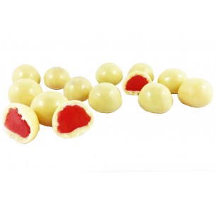 Raspberry Jellies - White 250g